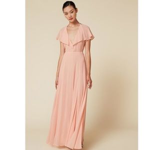 Reformation Avery Dress in Soft Pink. NEW WITH TAG